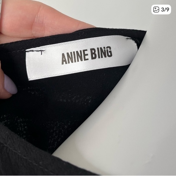 Anine Bing Black Long Sleeve Dress - Picture 6 of 11